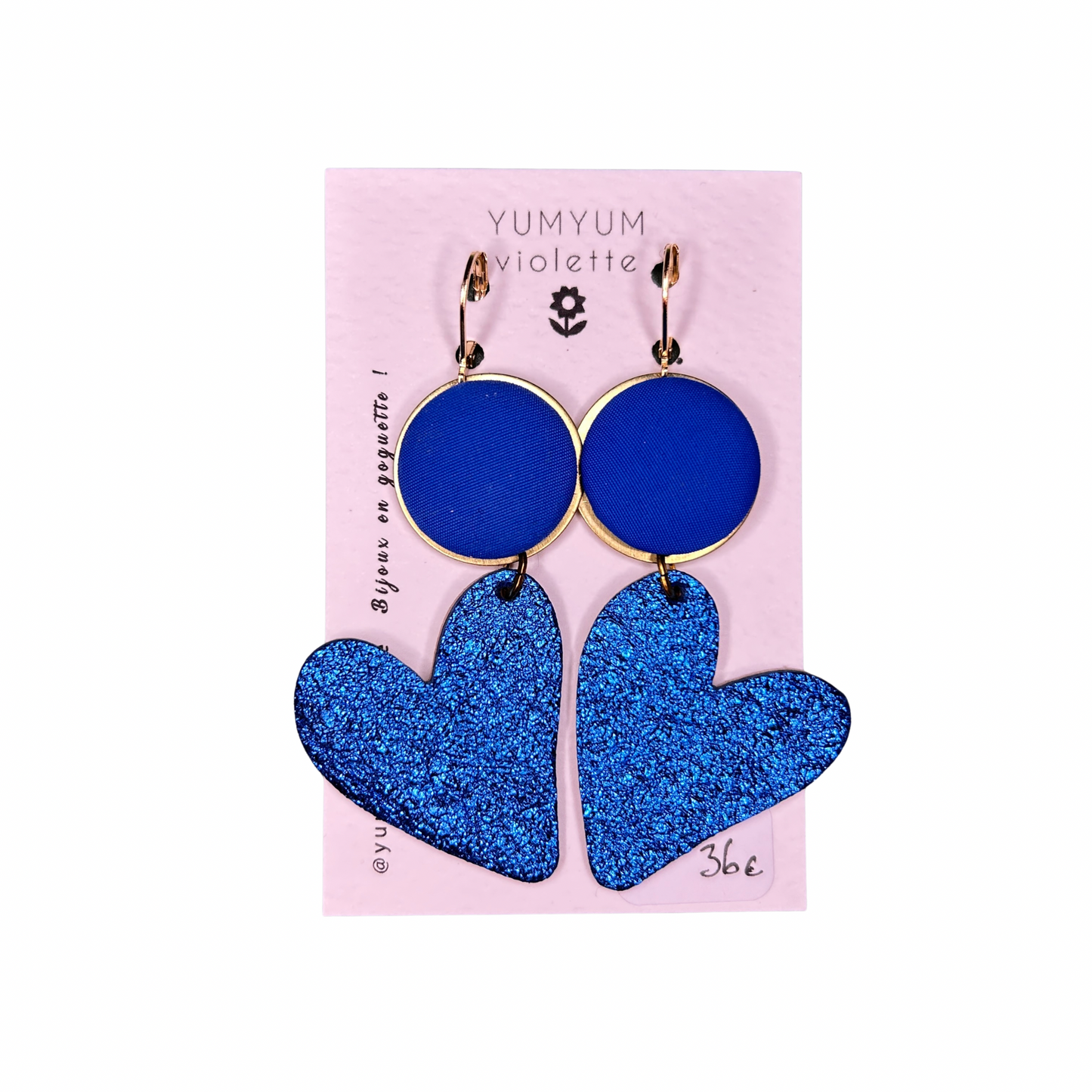Boucles d’oreilles Coralie - YumYum violette