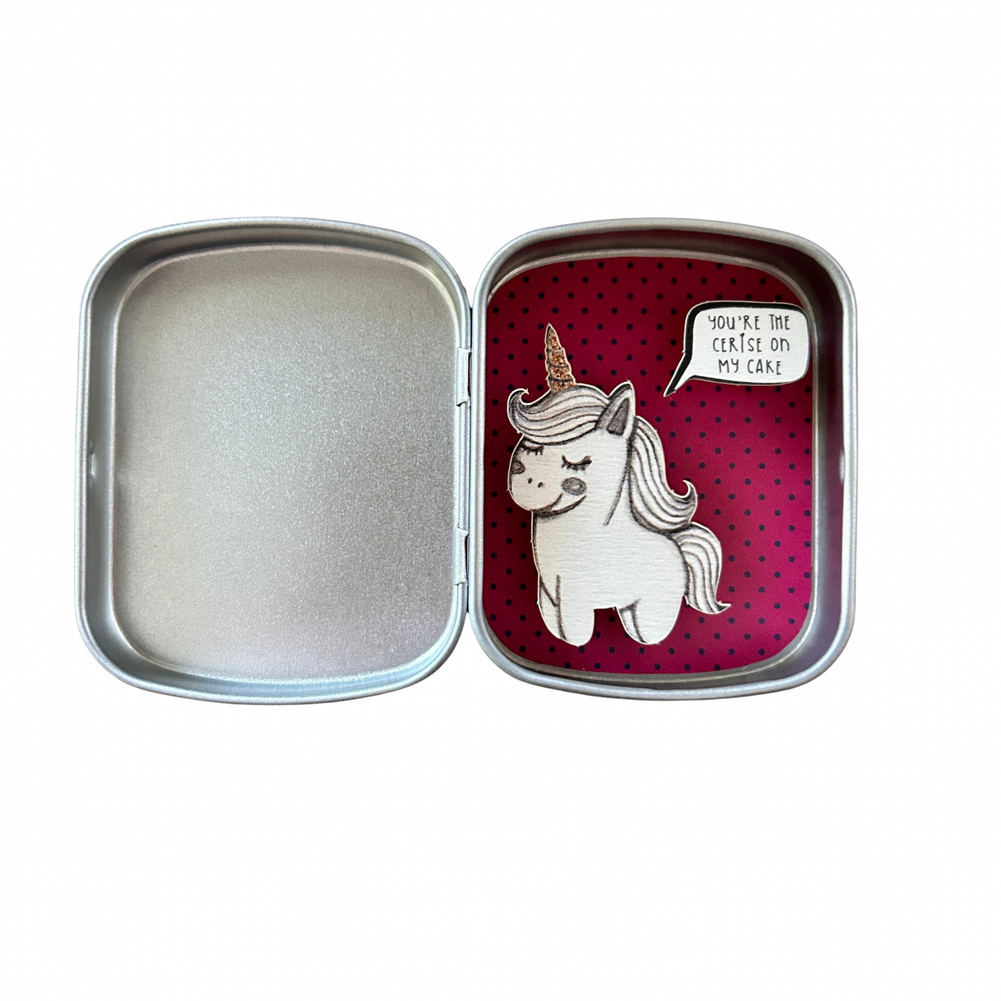 Boîte réconfort minute " you’re the cerise on my cake " Papier clémentine
