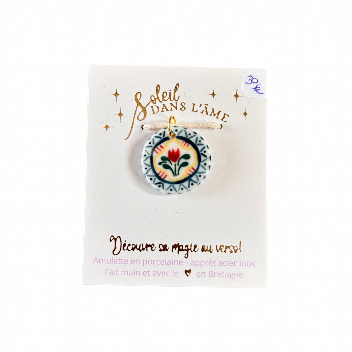Amulette talisman de la joie Soleil dans l’âme