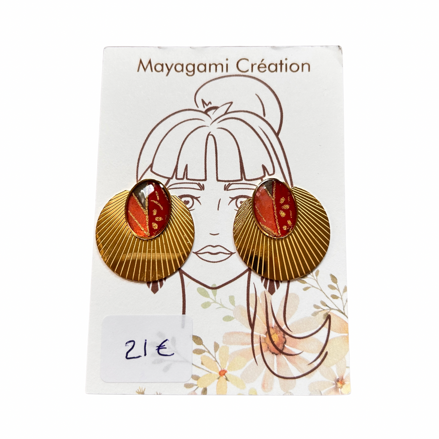 Boucles d’oreilles Mayagami création