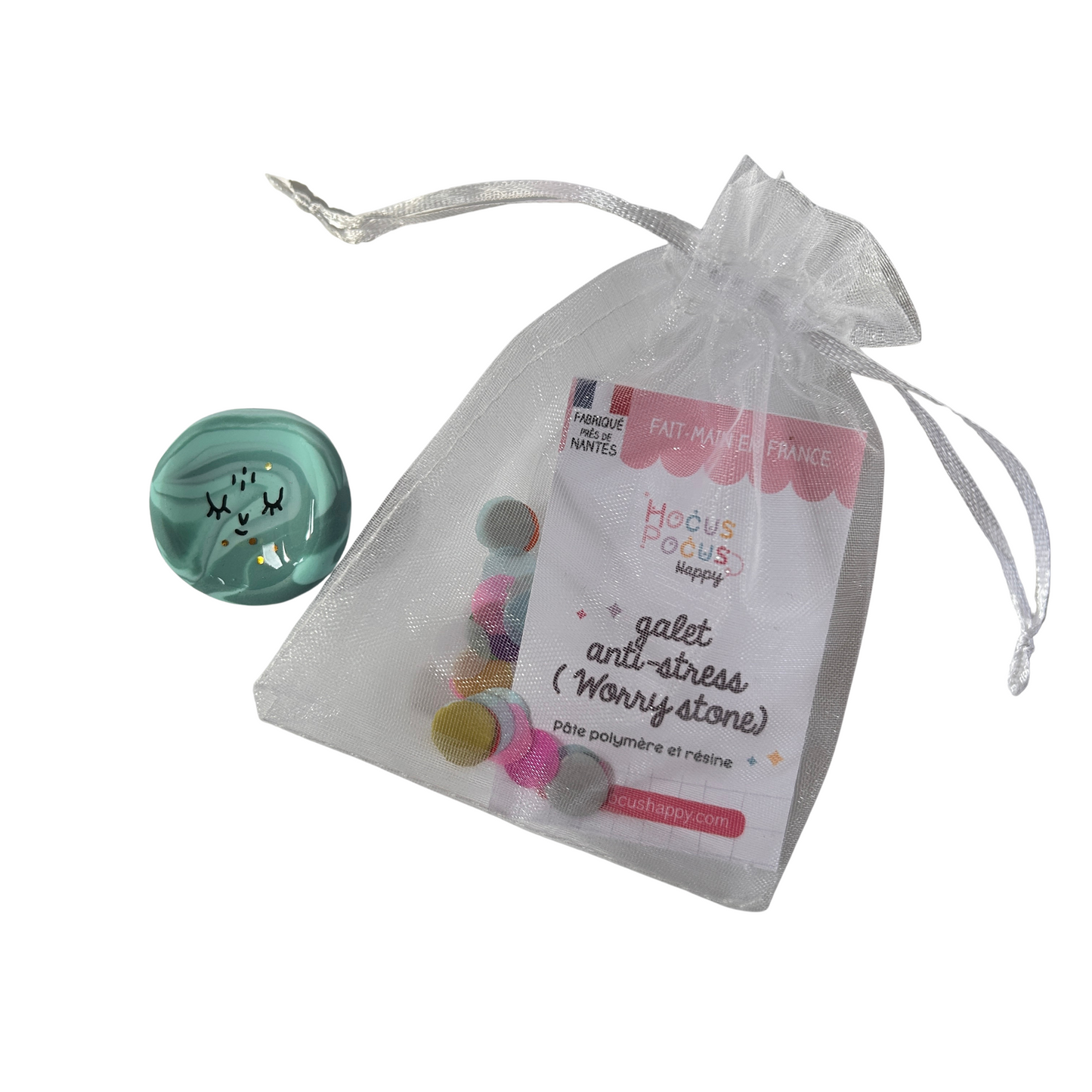 Worry Stone – Galet anti-stress artisanal Hocus Pocus
