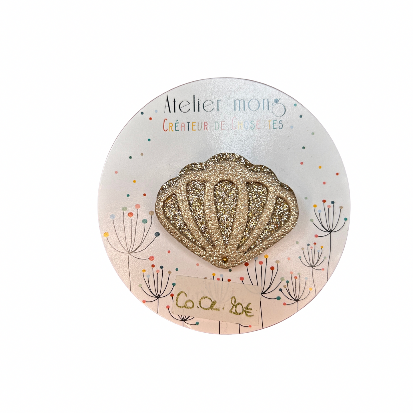 Broche coquillage Atelier Mong