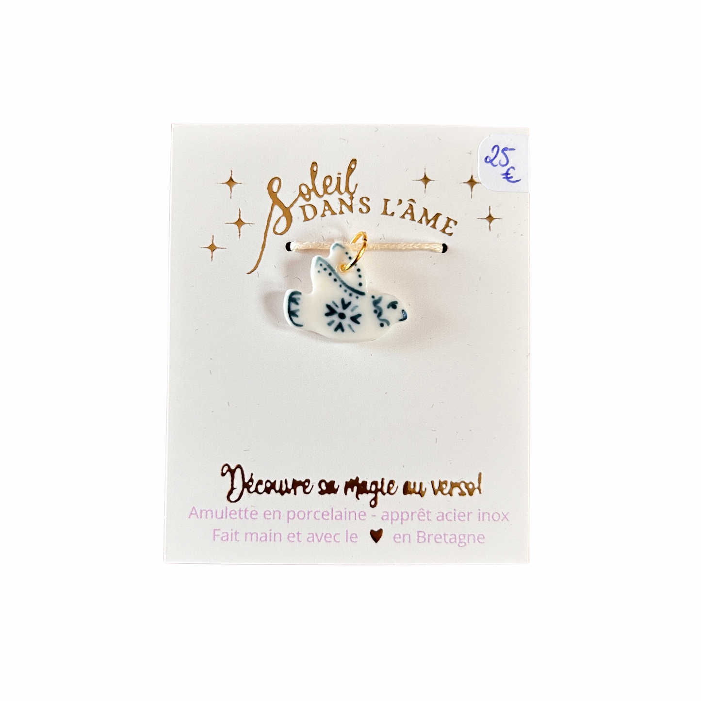 Amulette oiseau Soleil dans l’âme