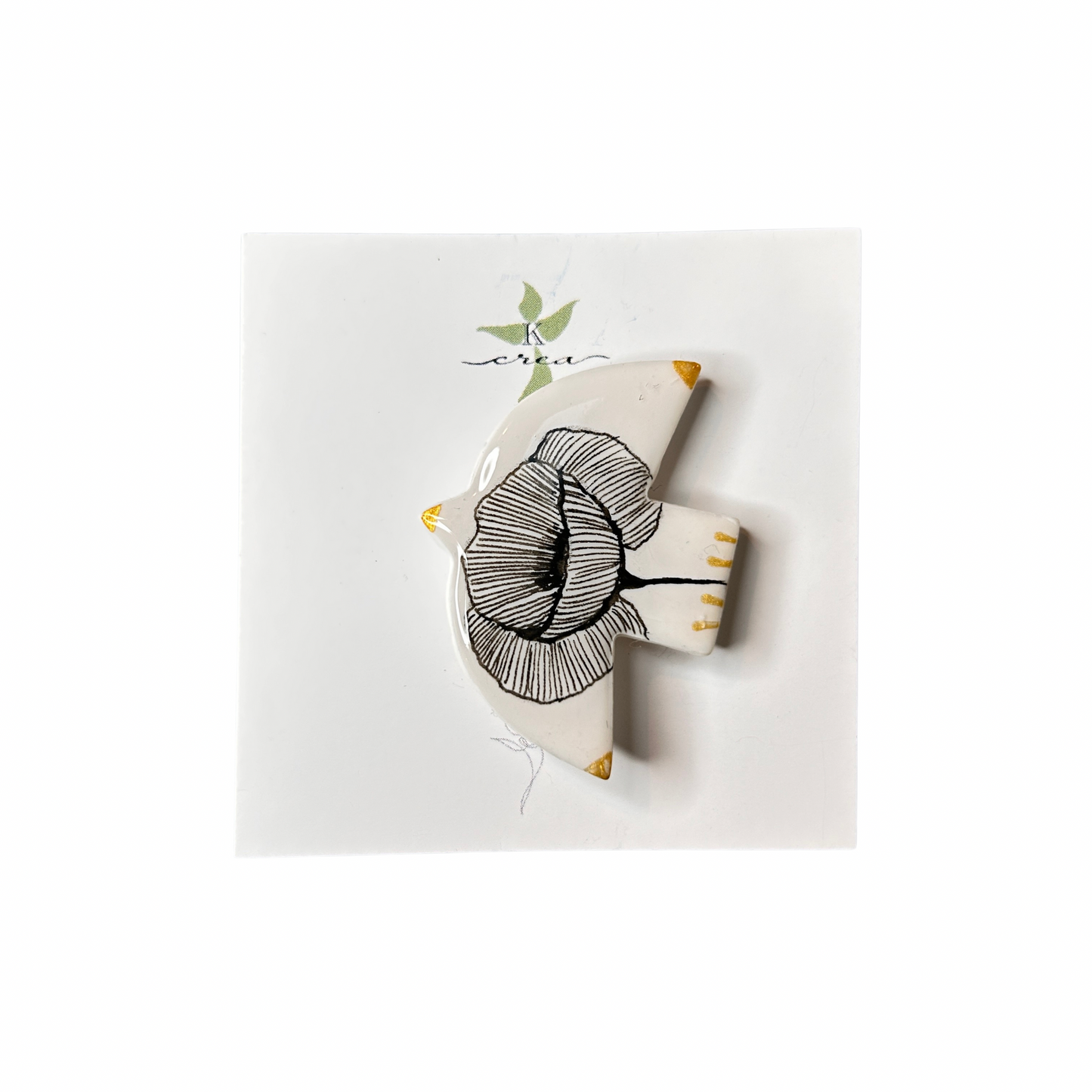 Broche oiseau Kcrea