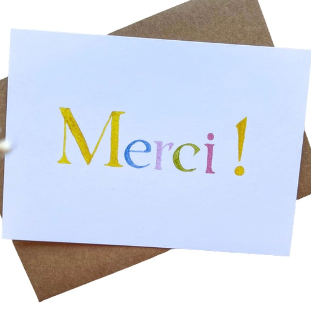 ✨ Carte postale illustrée à l’aquarelle Bisou iodé