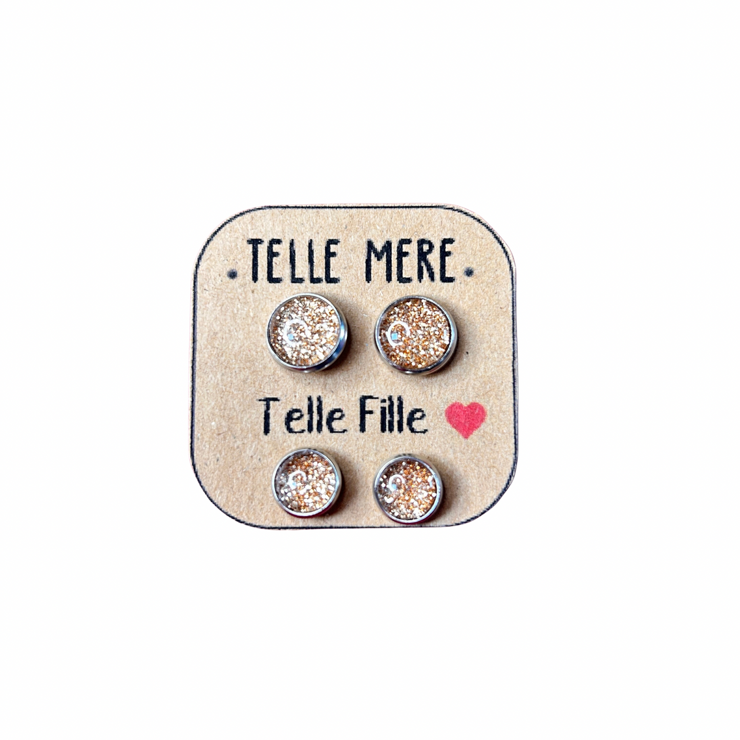 Puces d’oreilles Mère / fille Dans l’air du temps