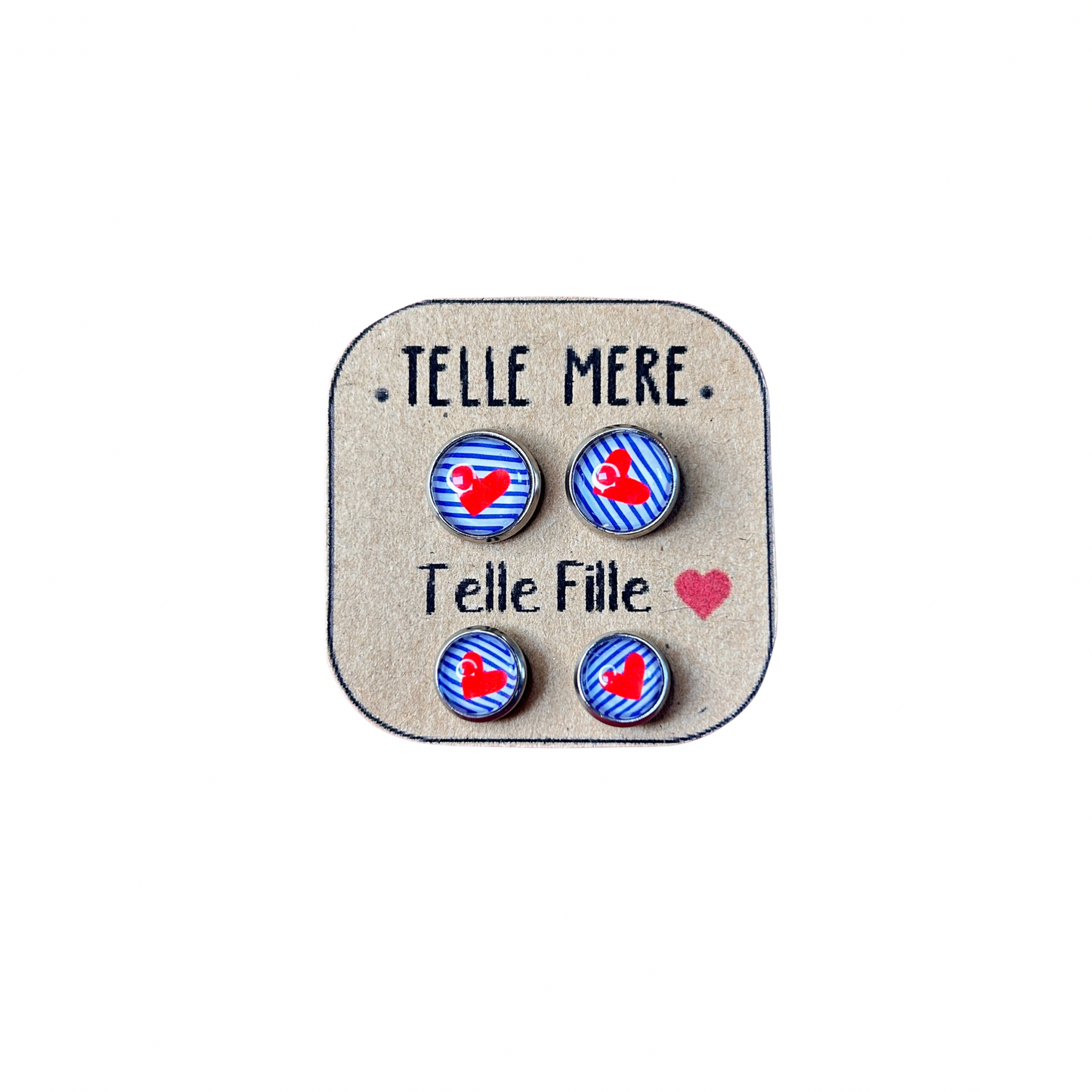 Puces d’oreilles Mère / fille Dans l’air du temps