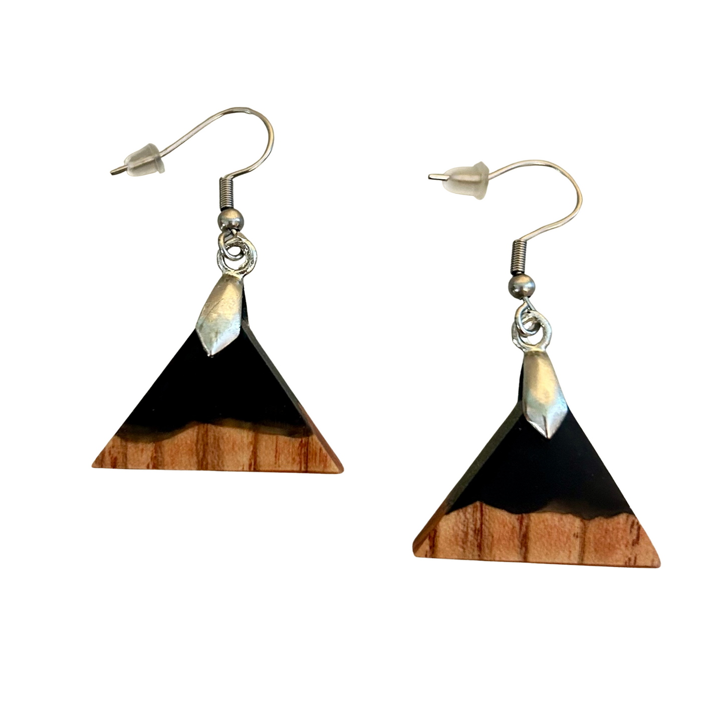 Boucles d'oreilles Résine Boisée