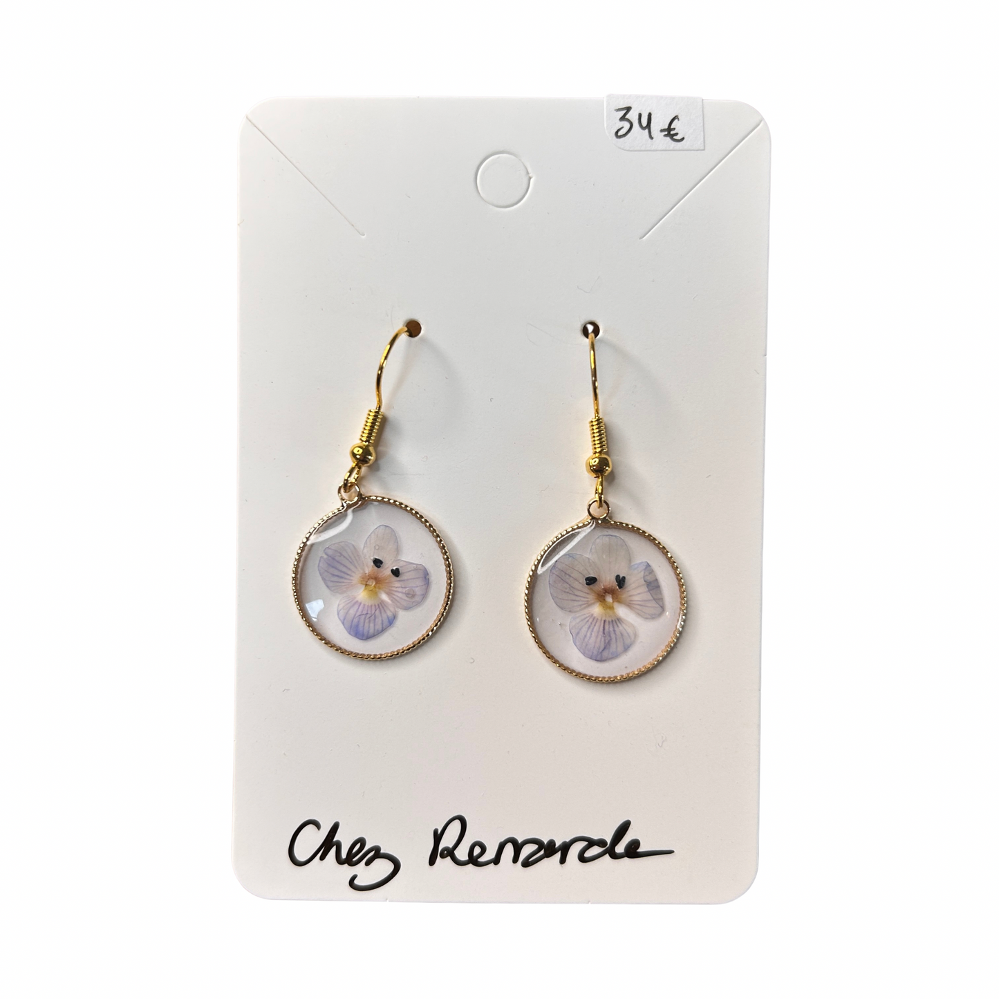 Boucles d’oreilles fleuries Chez renarde