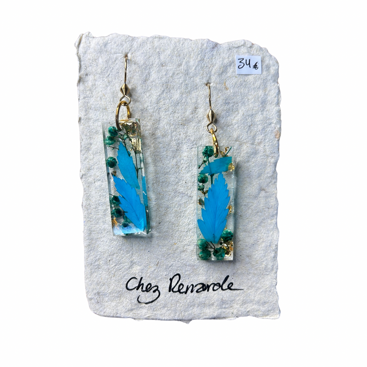 Boucles d’oreilles fleuries Chez renarde