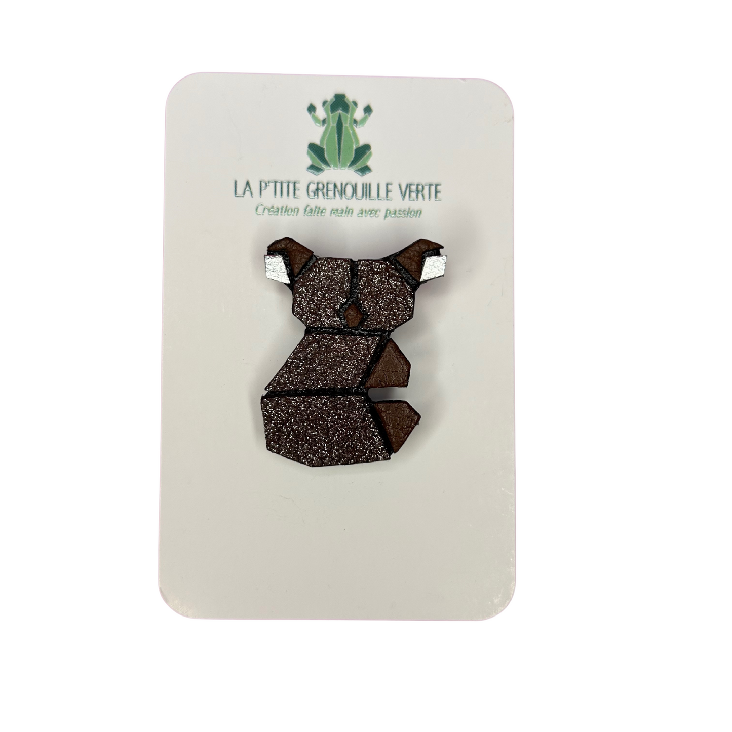 Broche koala La p’tite grenouille verte