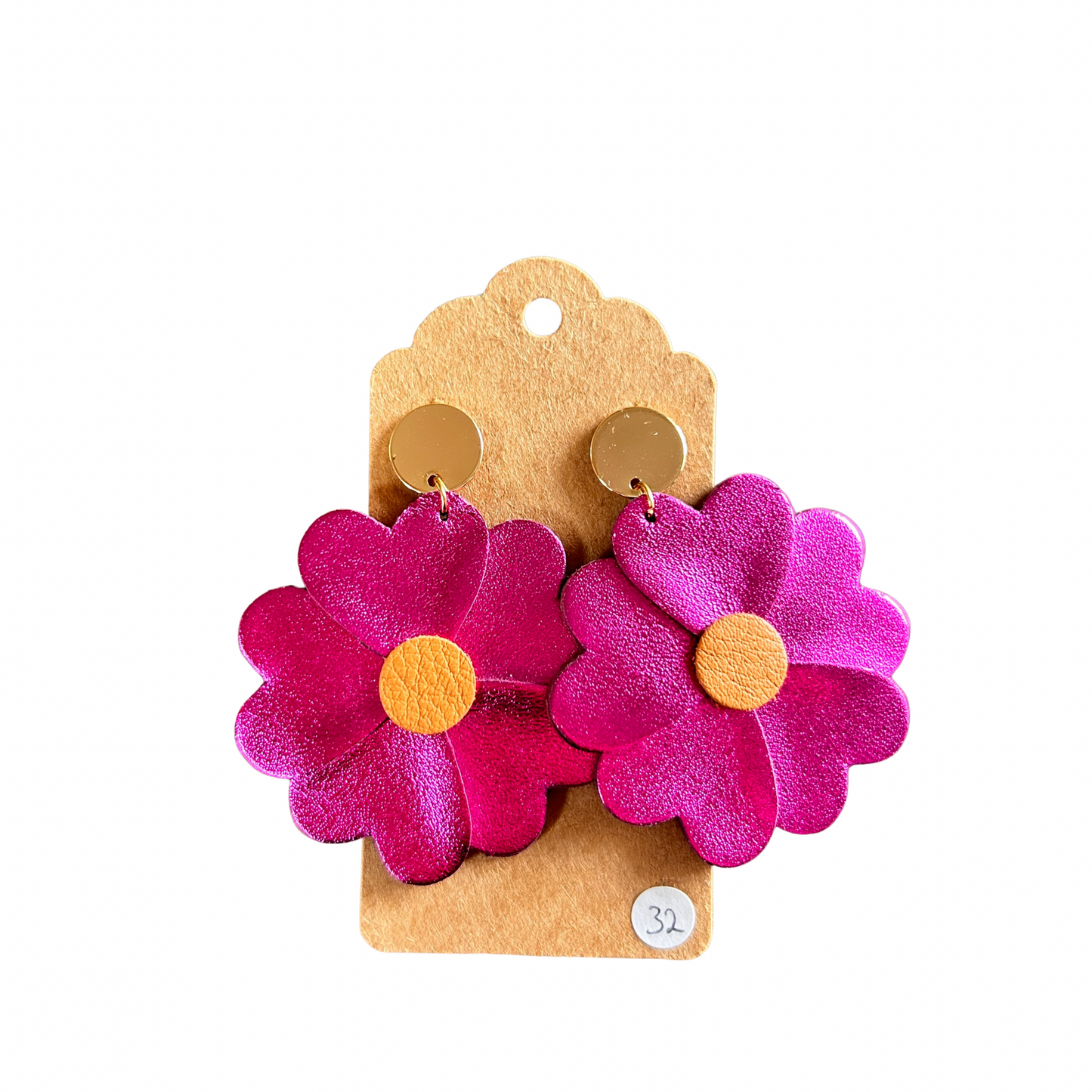 Boucles d’oreilles marguerites 31 mai