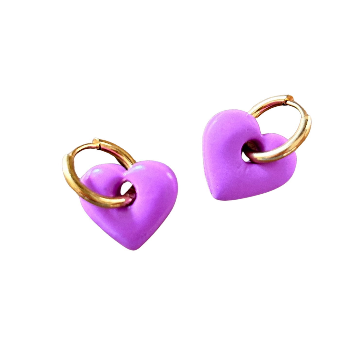 Petites créoles cœur Gigi Pop