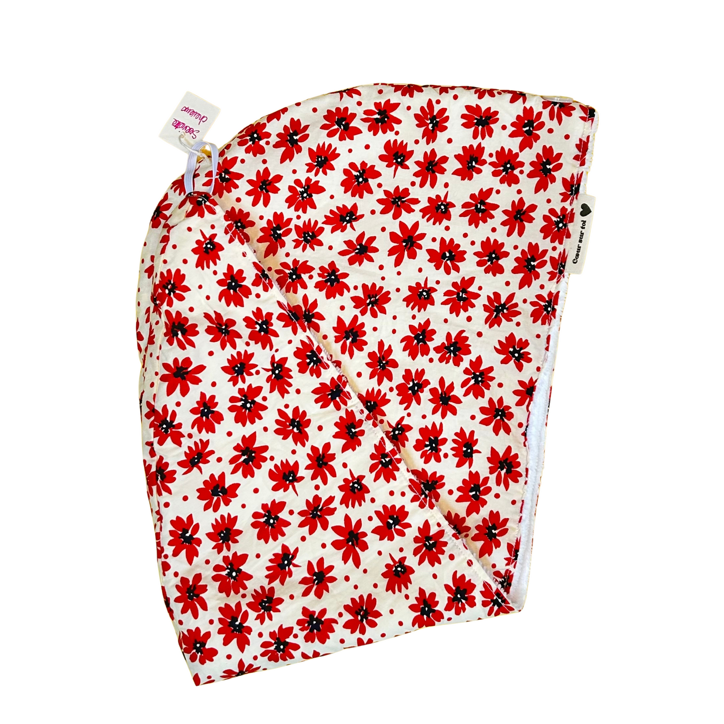 Serviette pour cheveux Cœur sur toi