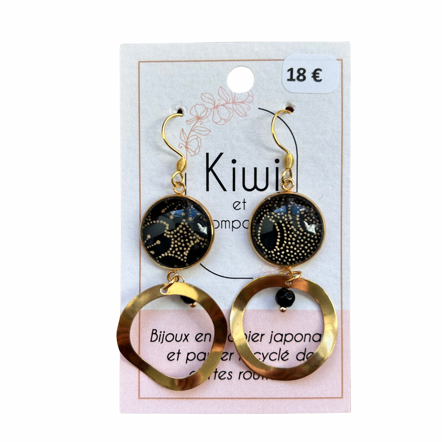 Boucles d’oreilles Kiwi et compagnie