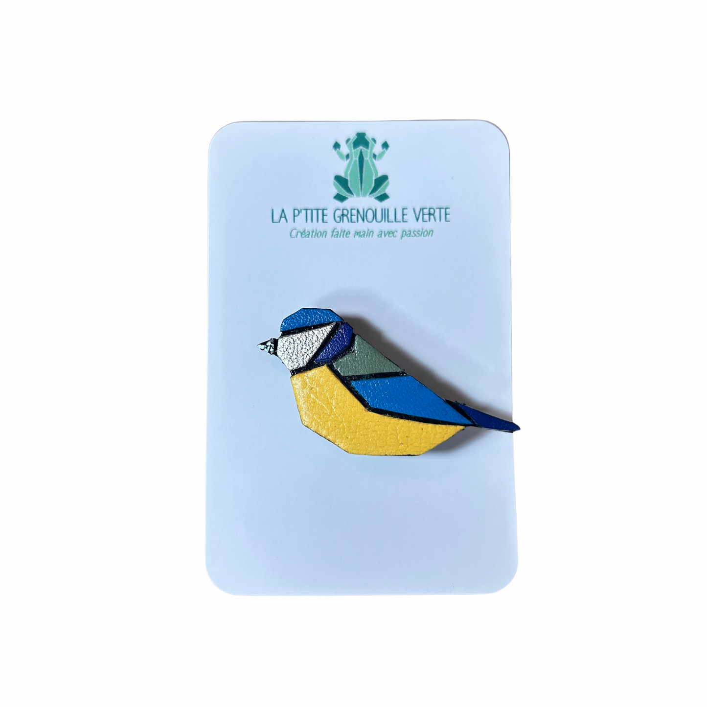 Broche Solange La mésange La p’tite grenouille verte