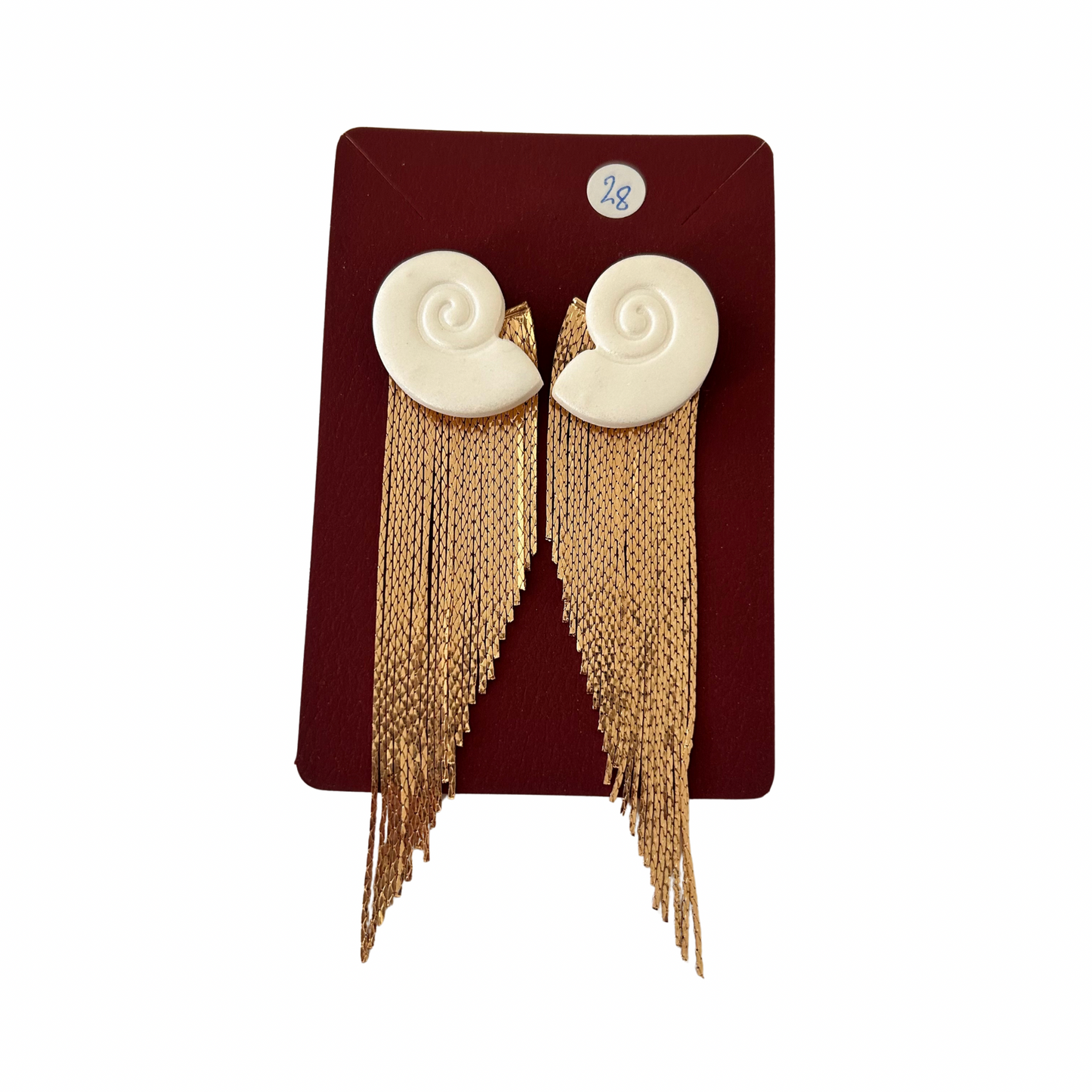 Boucles d’oreilles coquillage Mamie Grabuge