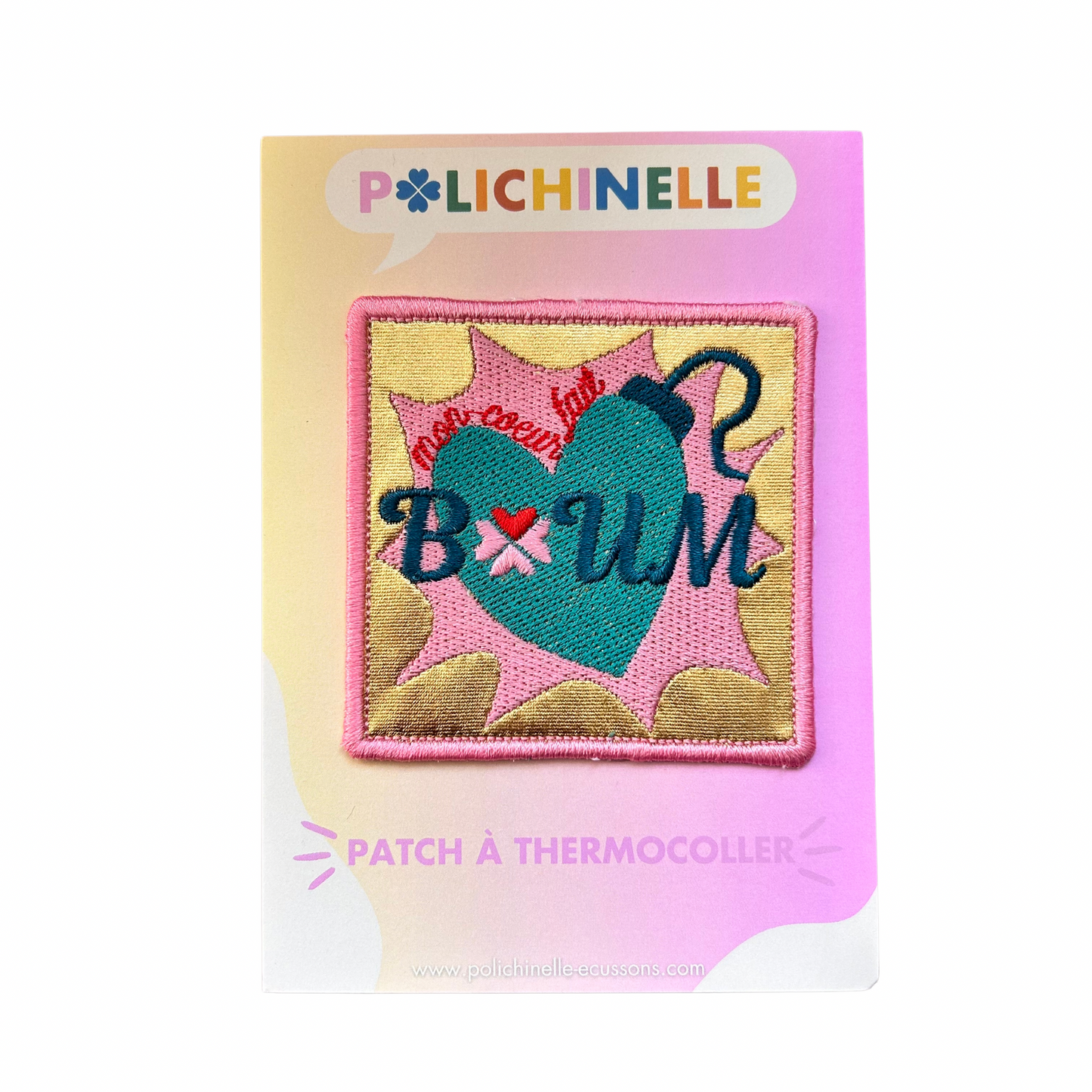 Écusson à thermocoller Polichinelle