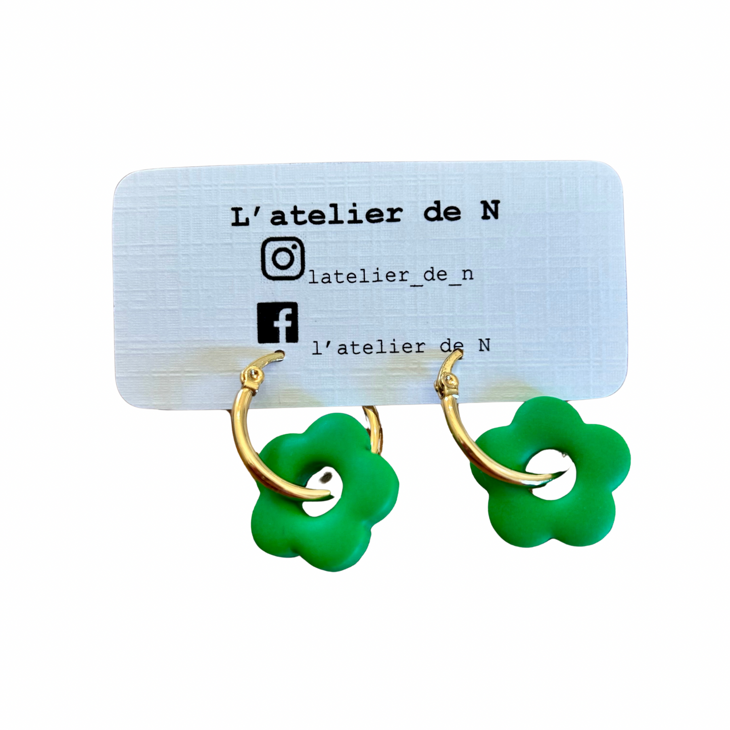 Boucles d’oreilles Sylvette L’atelier de N