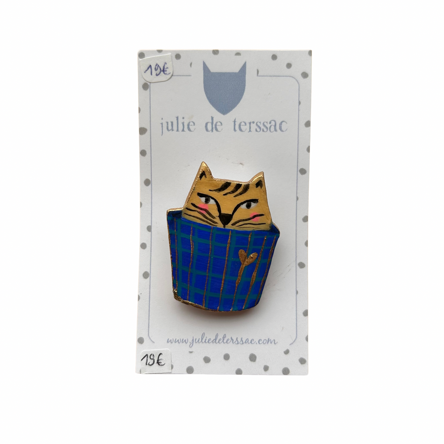 Broche chat Julie Deterssac