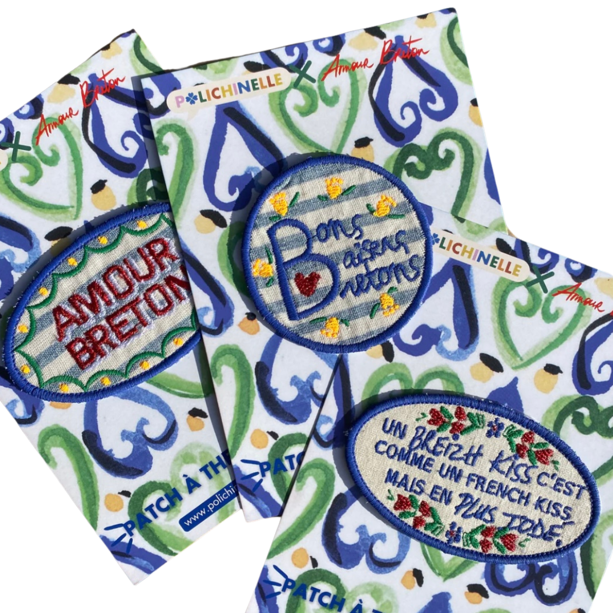Patch à thermocoller Breizh lovers - Polichinelle