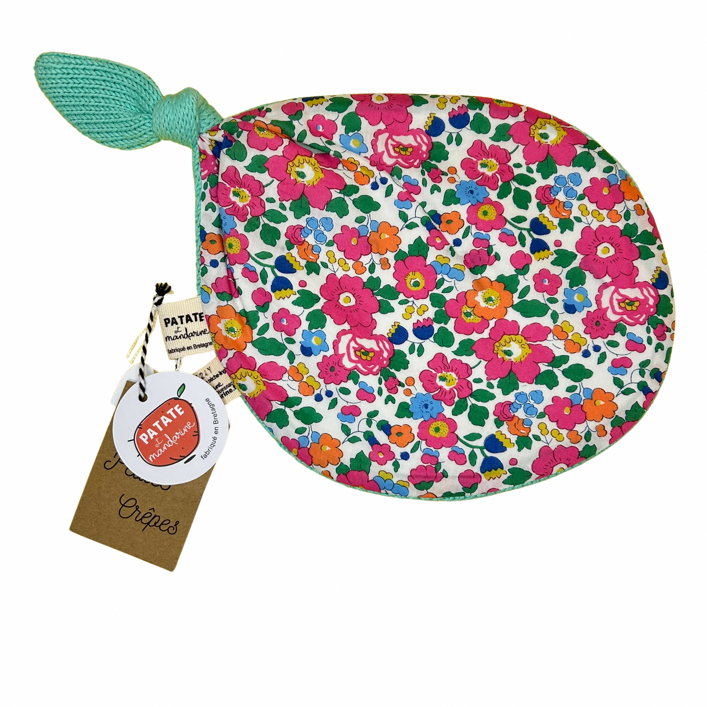 Doudou petite crêpe Patate et Mandarine