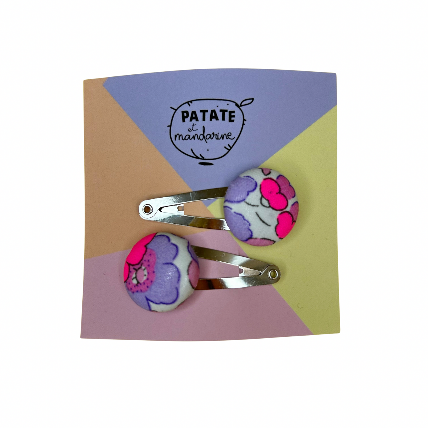 Barrettes Patate et mandarine