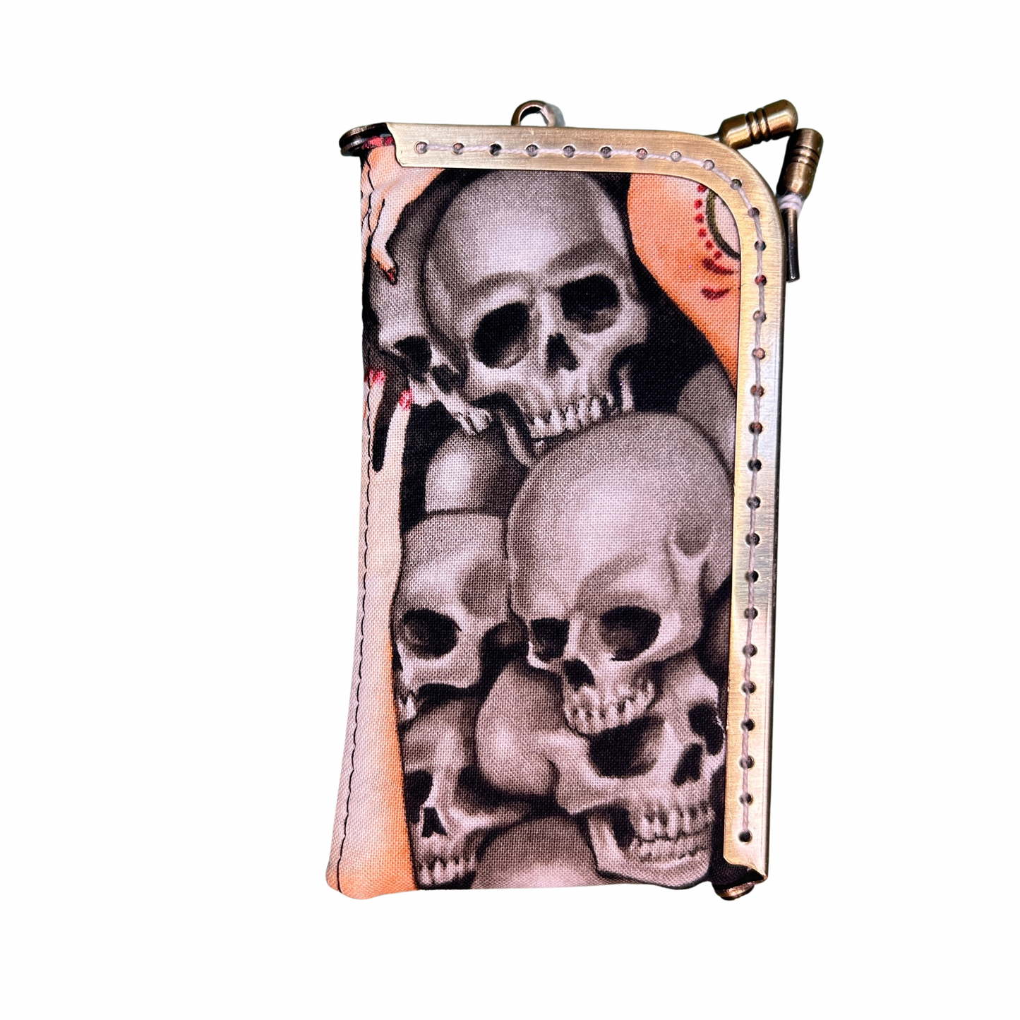 Porte-cartes minaudière - Emma et le lapin blanc