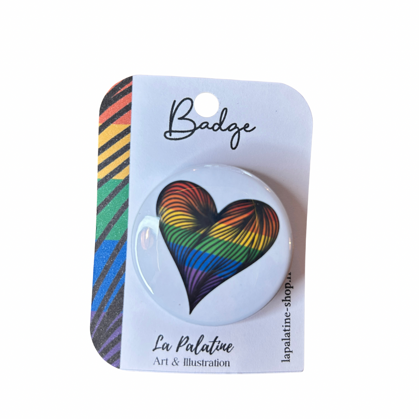 Badge illustré - différents modèles La palatine