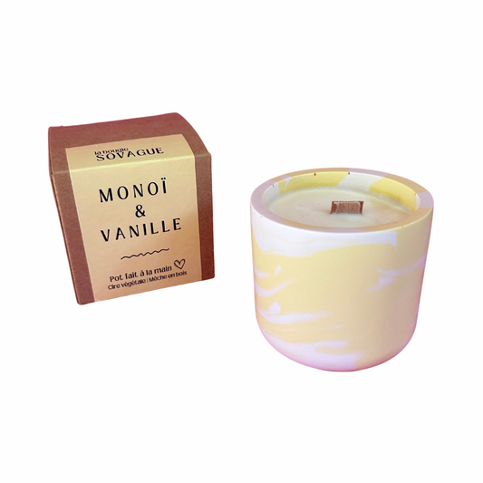 Bougie Monoi & vanille Sovague