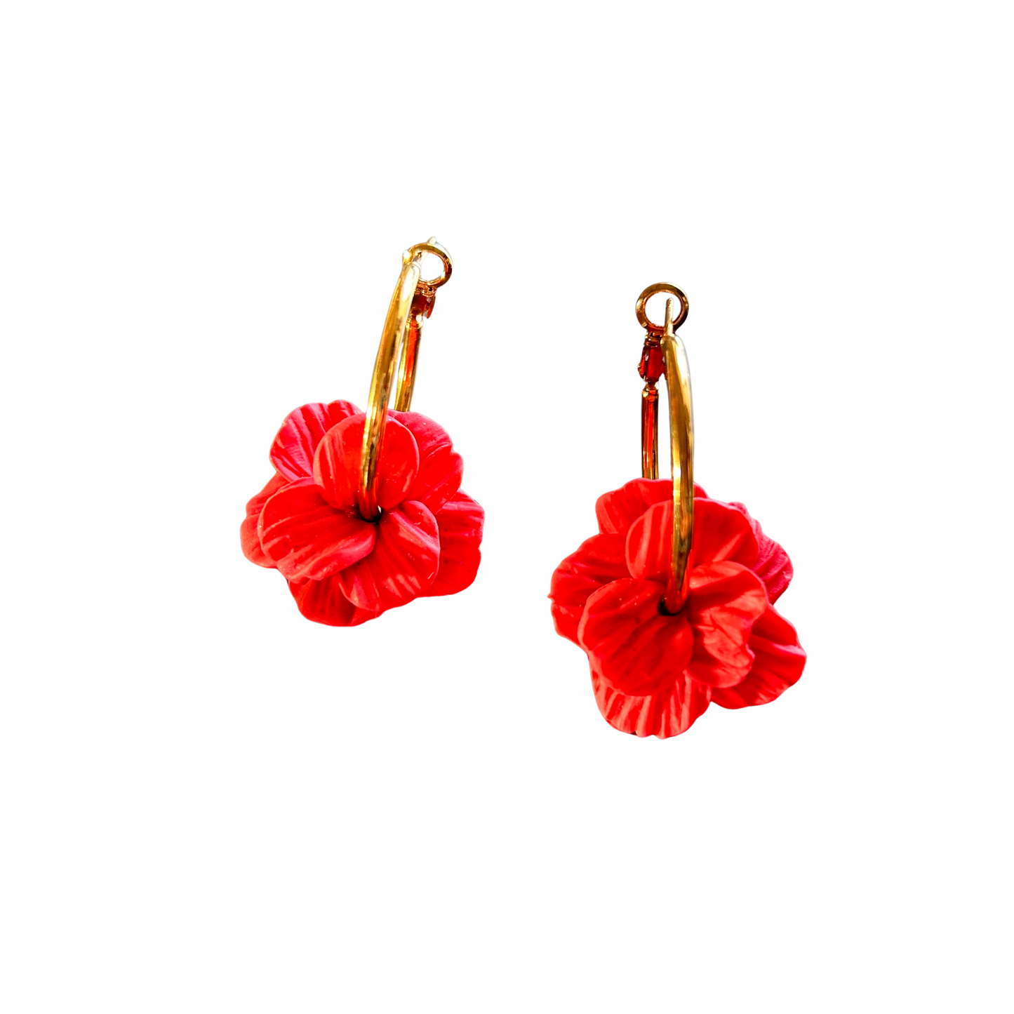 🌸 Boucles d’oreilles Œillet Pistil’art