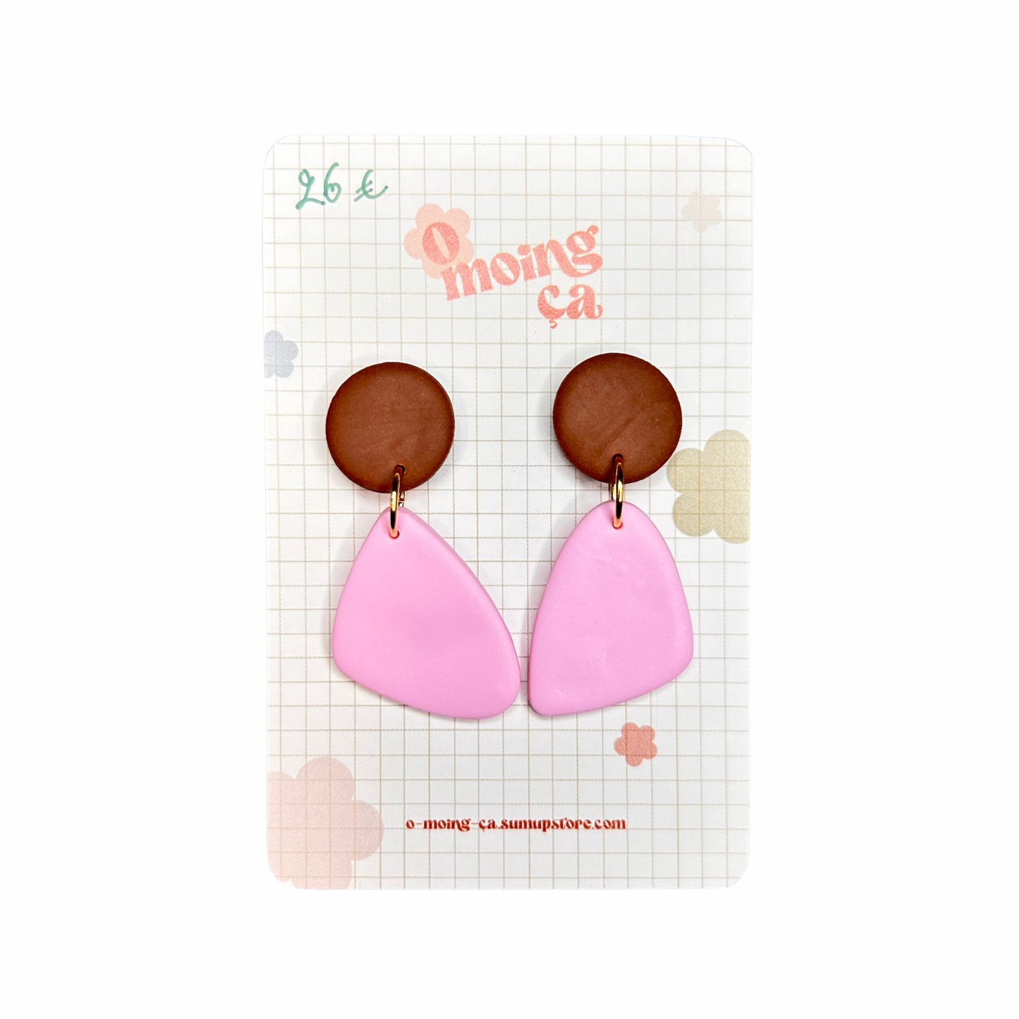 Boucles d’oreilles Duo Géométrique O moing ça