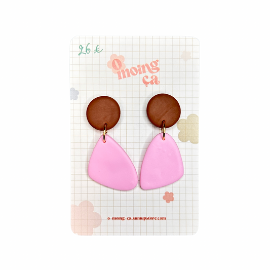 Boucles d’oreilles Duo Géométrique O moing ça