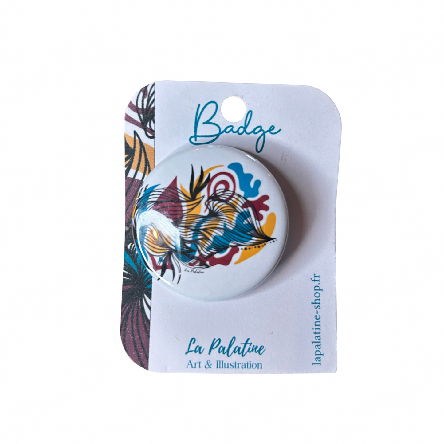 Badge illustré - différents modèles La palatine