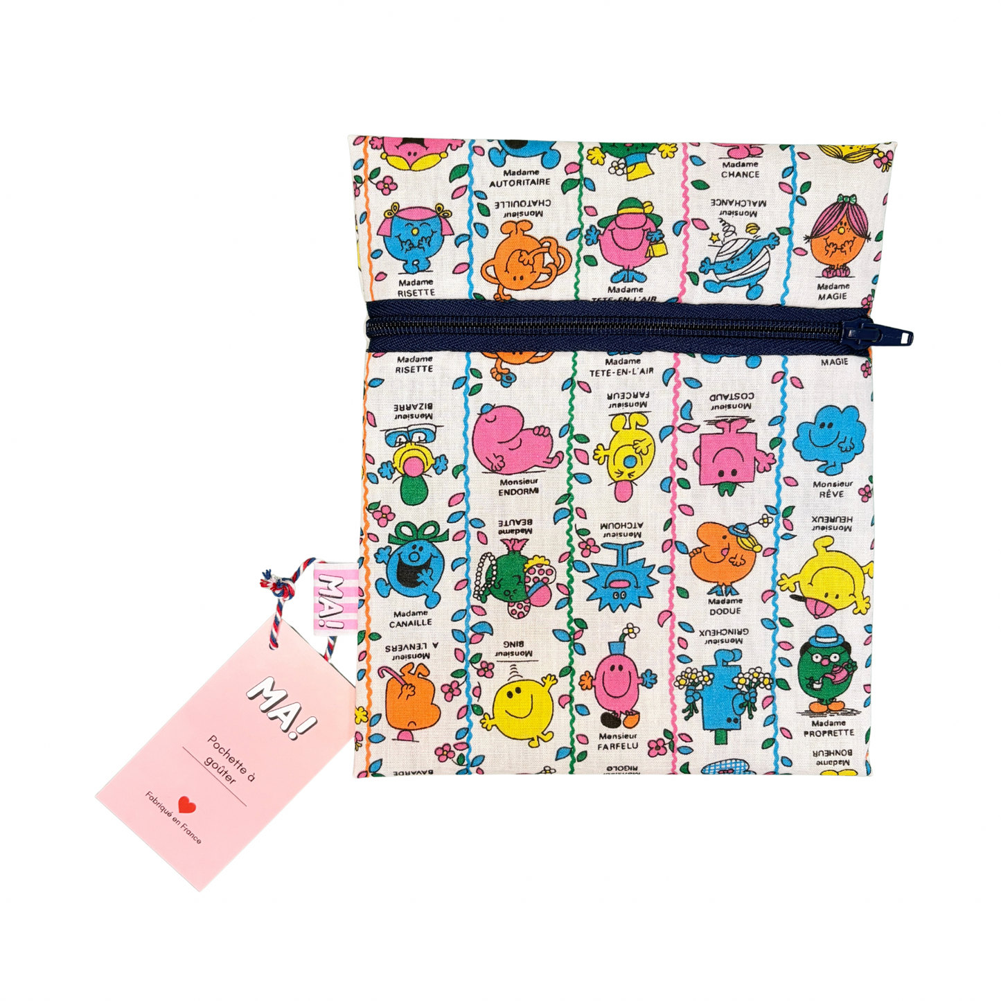 Pochette à Goûter Réutilisable Machatatelier