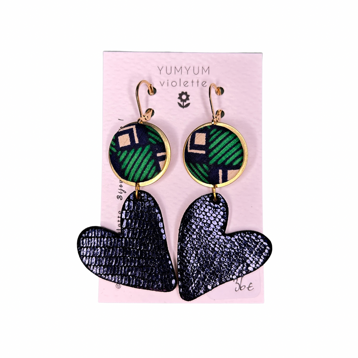 Boucles d’oreilles Coralie - YumYum violette