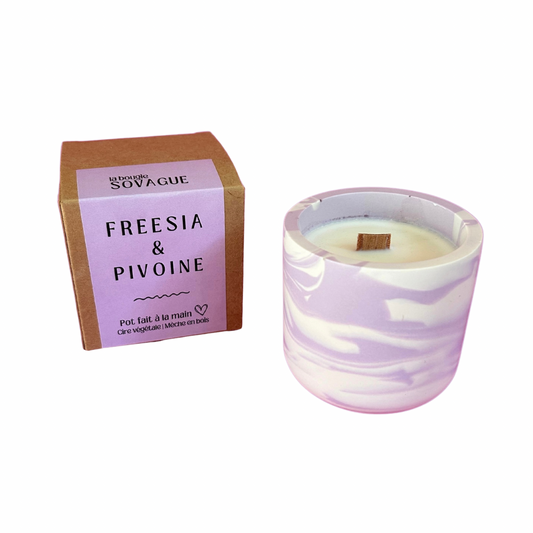 Bougie Freesia & pivoine