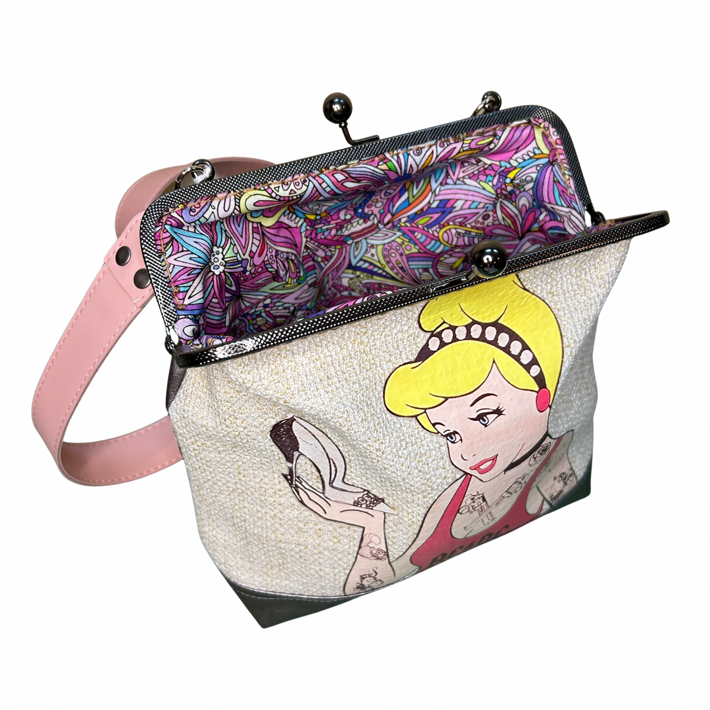 Sac minaudière Cendrillon - Emma et le lapin blanc