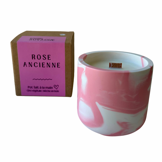 Bougie Rose ancienne Sovague