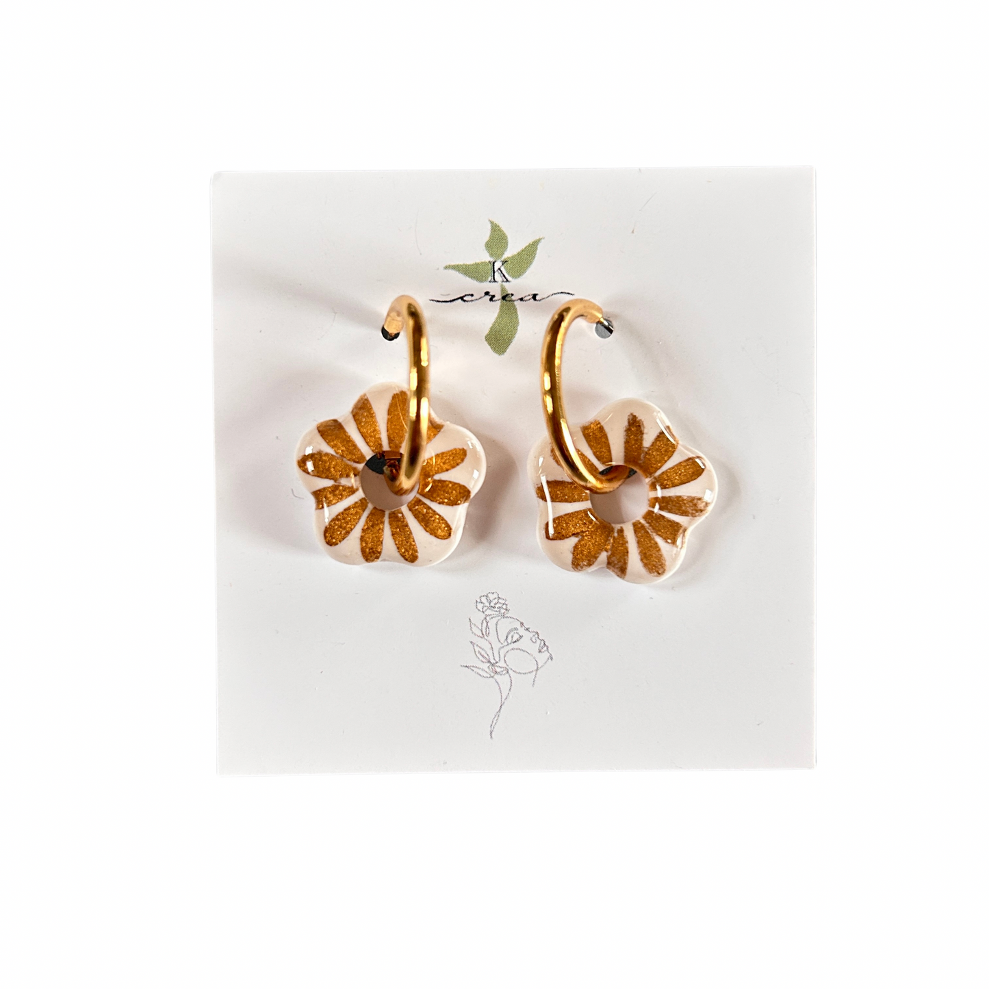 Boucles d’oreilles créoles Kcrea