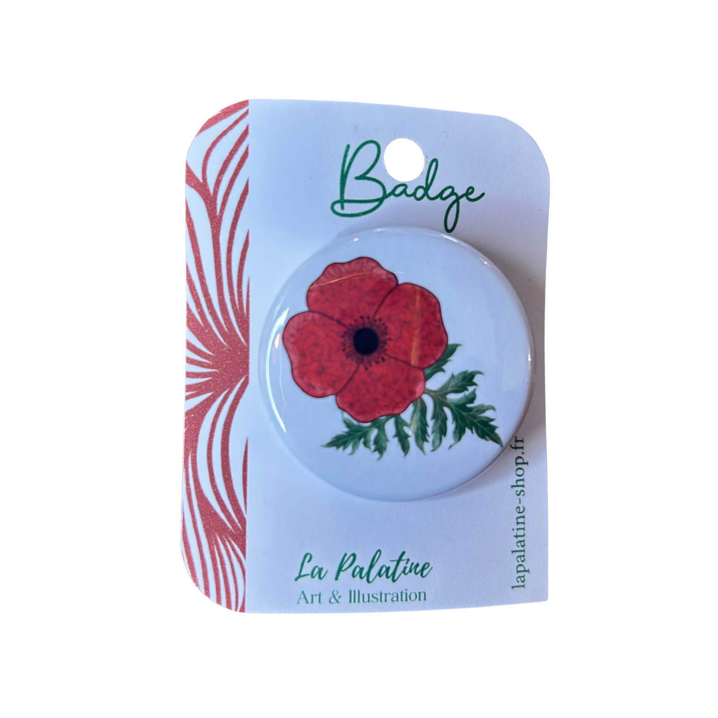 Badge illustré - différents modèles La palatine