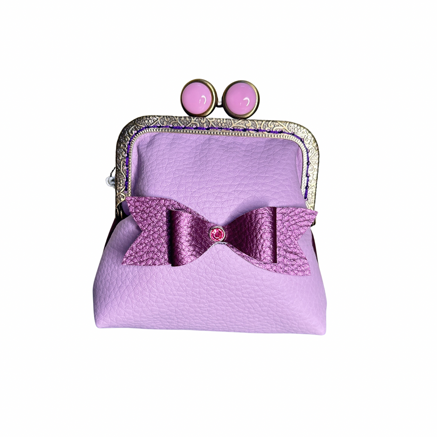 Porte-monnaie minaudière - Emma et le lapin blanc