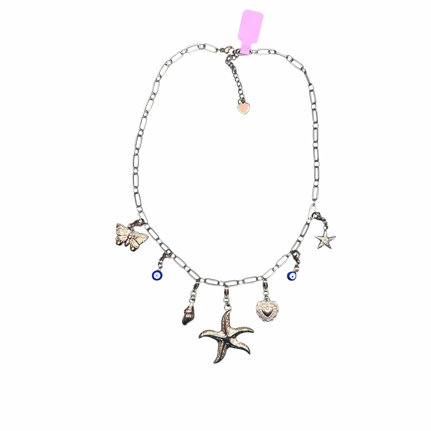 Collier doré à charms Lunaria
