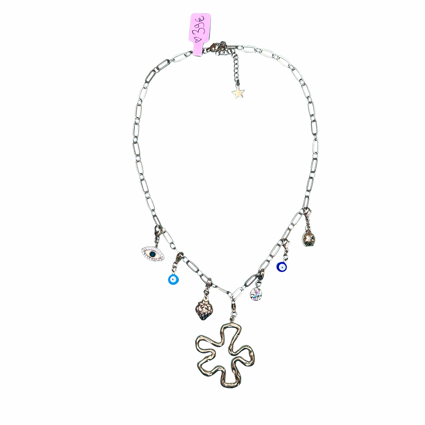 Collier doré à charms Lunaria