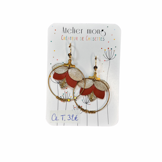 Boucles d’oreilles Atelier Mong