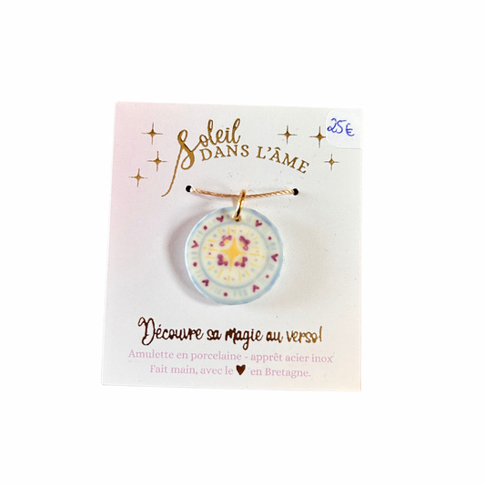 Amulette talisman “ foi ” Soleil dans l’âme