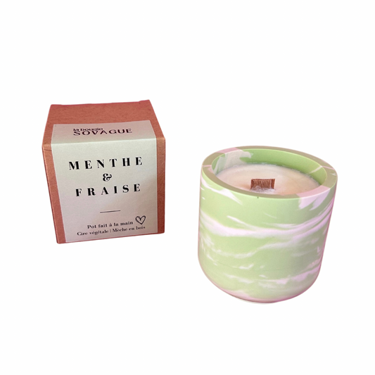 Bougie Menthe & fraise Sovague