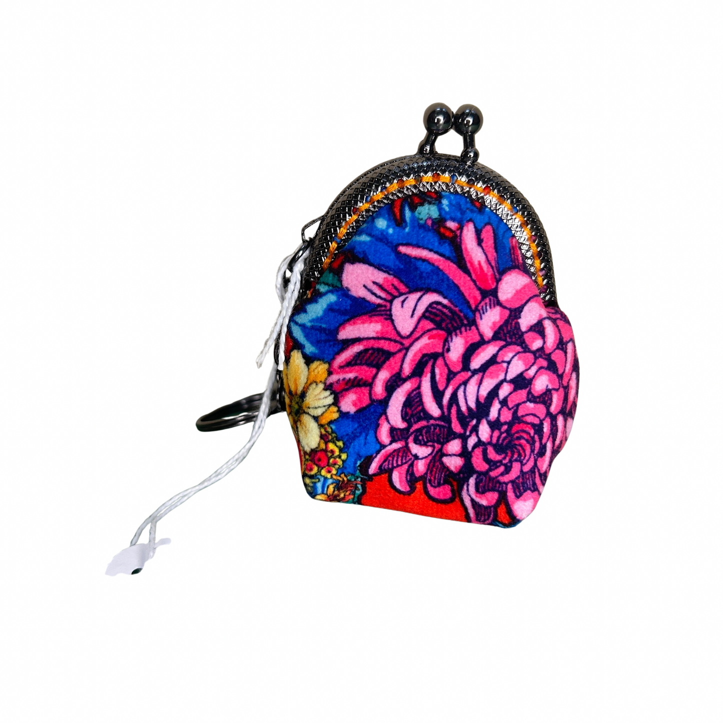 Porte-clefs bourse - Emma et le lapin blanc