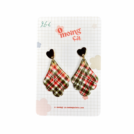 Boucles d’oreilles écossaises O moing ça