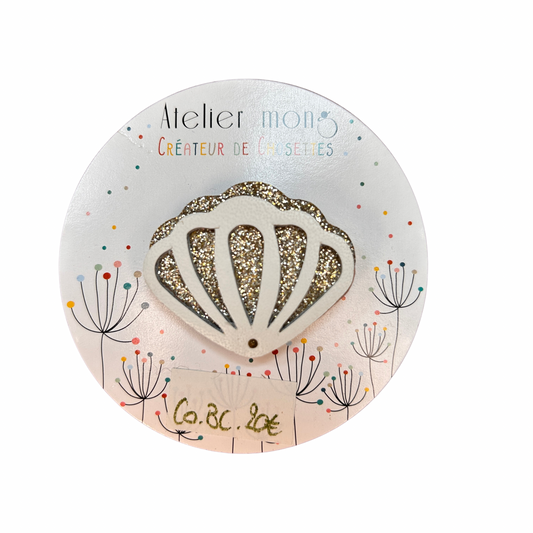 Broche coquillage Atelier Mong